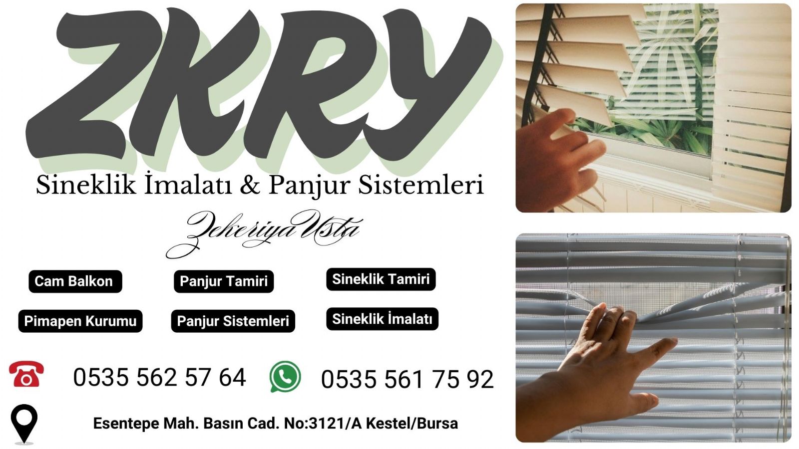 Kestel Panjur Tamiri